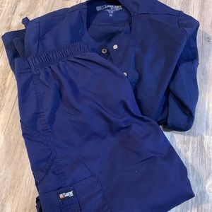 Greys anatomy navy scrubs